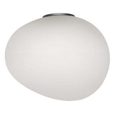 Foscarini Gregg Wall / Flushmount Light - Color: Grey - Size: Medium - FN16