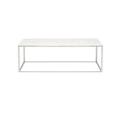 Blu Dot Minimalista Coffee Table - Color: White - MN1-COFTBL-MB