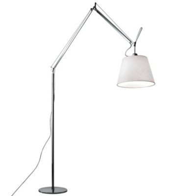 Artemide Tolomeo Lamp With Shade Reading Floor Lamp - Color: Polished - Siz