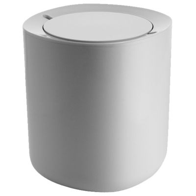 Alessi Birillo Bathroom Waste Bin - Color: White - PL10 W