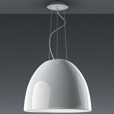 Artemide Nur Mini Gloss Pendant Light - Color: Black - USC-A244908