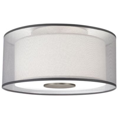 Robert Abbey Saturnia Semi-Flushmount Light - Color: White - S2197