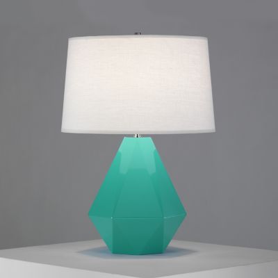 Robert Abbey Delta Table Lamp - Color: Blue - Size: 1 light - 943