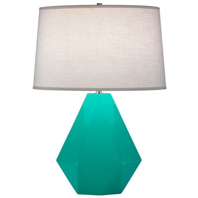 Robert Abbey Delta Table Lamp - Color: Blue - Size: 1 light - 934