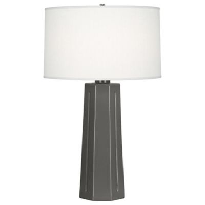 Robert Abbey Mason Table Lamp - Color: Grey - Size: 1 light - CR960