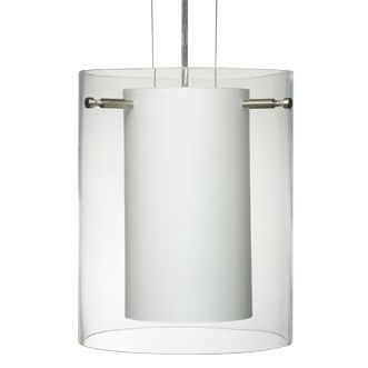 Besa Lighting Pahu Pendant Light - Color: Clear - Size: Small - 1KG-C00607-