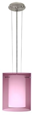 Besa Lighting Pahu Pendant Light - Color: Purple - Size: Small - 1KG-A00607