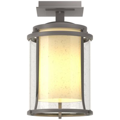 Hubbardton Forge Meridian Outdoor Semi-Flushmount Light - Color: Polished -