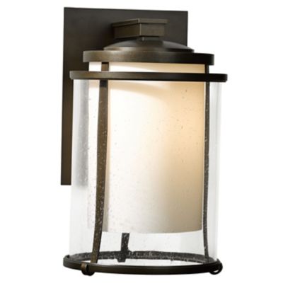 Hubbardton Forge Meridian Outdoor Wall Sconce - Color: Matte - Size: Large 