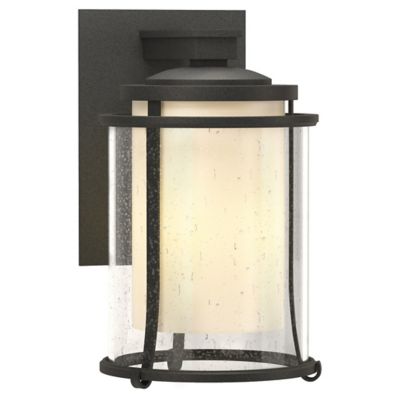 Hubbardton Forge Meridian Outdoor Wall Sconce - Color: Oil Rubbed - Size: S