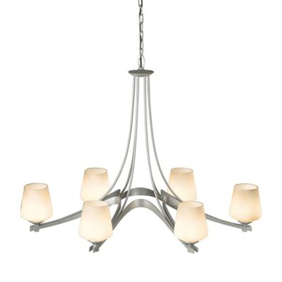 Hubbardton Forge Ribbon Oval Chandelier - Color: Silver - Size: 6 light - 1