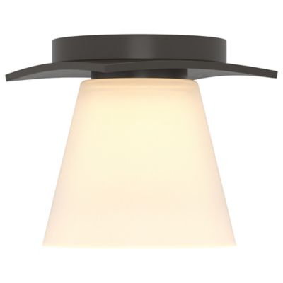 Hubbardton Forge Wren Flushmount Light - Color: White - Size: 1 light - 126