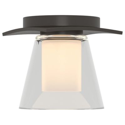 Hubbardton Forge Wren Flushmount Light - Color: Clear - Size: 1 light - 126