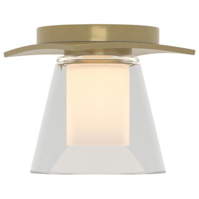 Hubbardton Forge Wren Flushmount Light - Color: Clear - Size: 1 light - 126