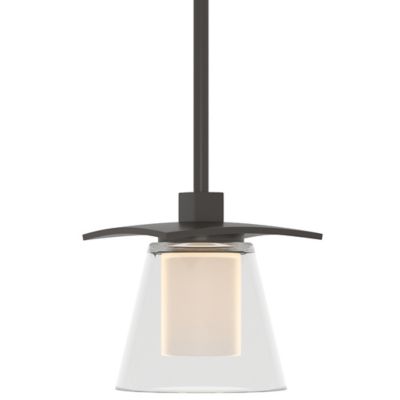 Hubbardton Forge Wren Adjustable Pendant Light - Color: Clear - Size: 1 lig