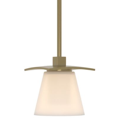 Hubbardton Forge Wren Adjustable Pendant Light - Color: White - Size: 1 lig