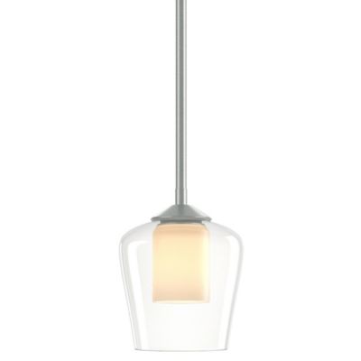 Hubbardton Forge Simple Adjustable Pendant Light with Double Glass - Color: