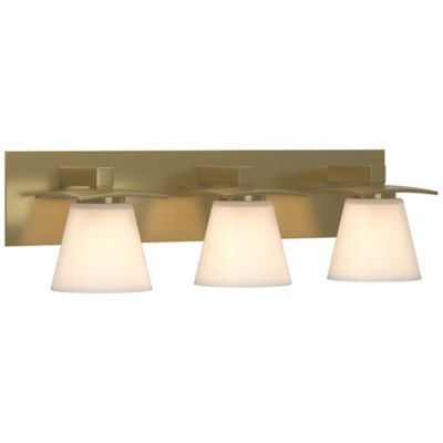 Hubbardton Forge Wren Vanity Light - Color: Brass - Size: 3 light - 206603-