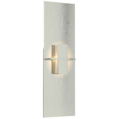 Hubbardton Forge Aperture Vertical Sconce - Color: Polished - Size: 1 light