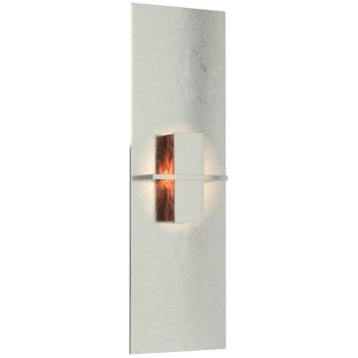 Hubbardton Forge Aperture Vertical Sconce - Color: Polished - Size: 1 light