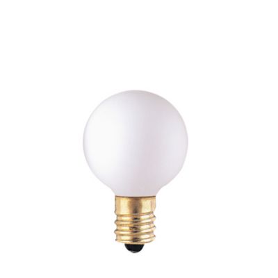 10W 130V G9 E12 Matte White Bulb by Bulbrite 300005
