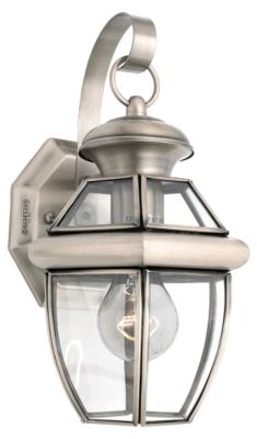 Quoizel Newbury Outdoor Wall Sconce No. 8315-8316 in Clear, Size: Small