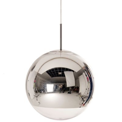 Tom Dixon Mirror Ball LED Pendant Light - Color: Metallics - Size: Medium -