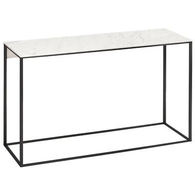 Blu Dot Minimalista Console Table - Color: White - MN1-CNTBBK-MB