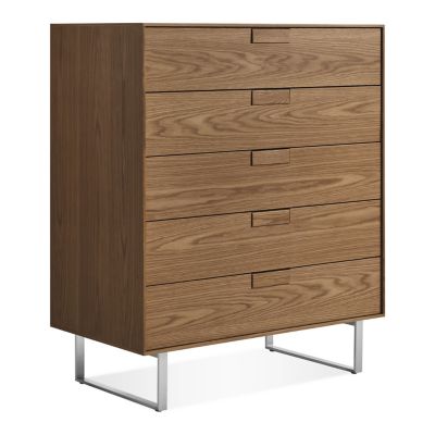 Blu Dot Series 11 Five-Drawer Dresser - Color: Brown - SE1-TP5DOB-WL