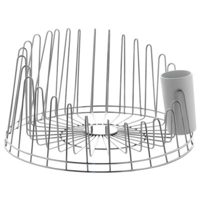 R273139 Alessi A Tempo Dish Drainer - Color: Metallics - A sku R273139