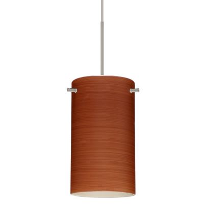 Besa Lighting Stilo 7 Pendant Light - Color: Orange - 1BT-4404CH-SN