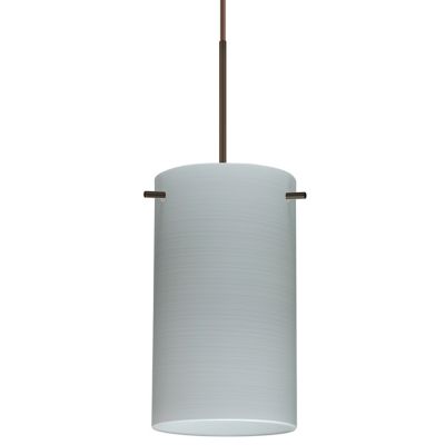 Besa Lighting Stilo 7 Pendant Light - Color: White - 1BT-4404KR-BR