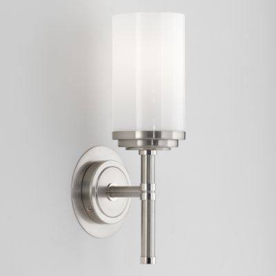 Robert Abbey Halo Wall Sconce - Color: White - Size: 1 Light - B1324