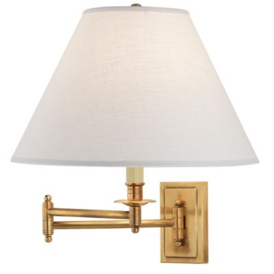 Robert Abbey Kinetic Brass Wall Sconce - Color: White - 1504ALT