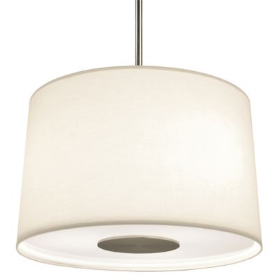 Robert Abbey Echo Drum Pendant Light - Color: Cream - S2189