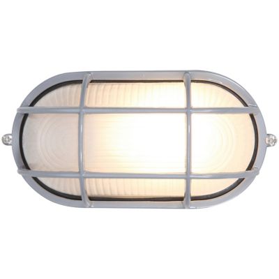 Access Lighting Nauticus Oval Wall/Flushmount Light - Color: Grey - Size: S