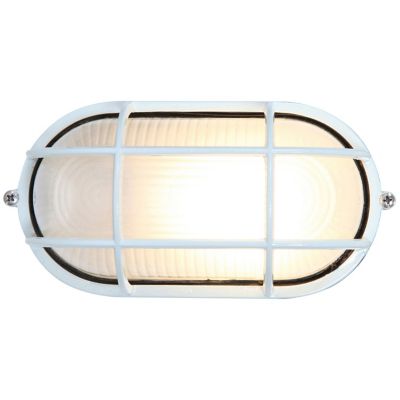 Access Lighting Nauticus Oval Wall/Flushmount Light - Color: White - Size: 