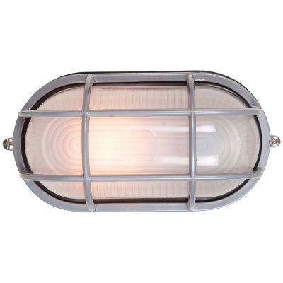 Access Lighting Nauticus Oval Wall/Flushmount Light - Color: Grey - Size: L