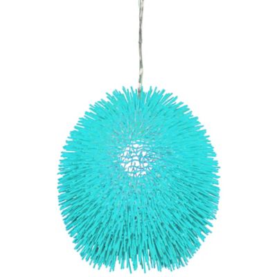 Varaluz Urchin Pendant Light - Color: Blue - Size: 1 light - 169P01AQ