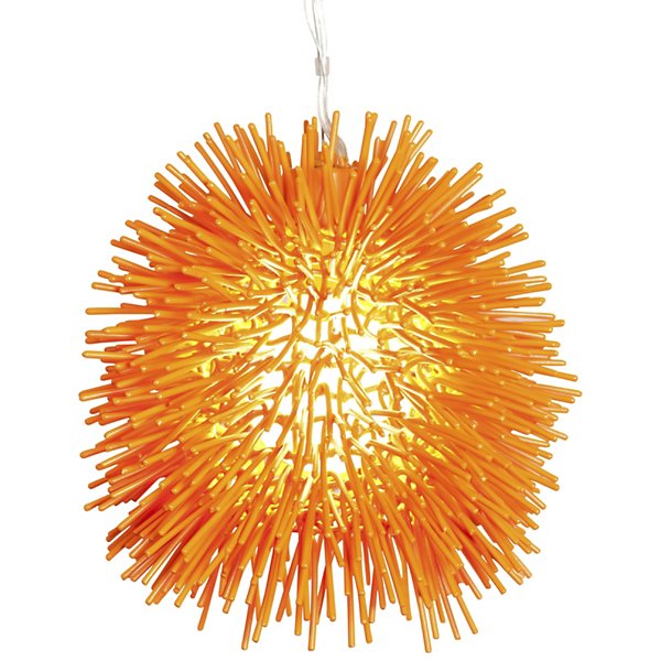 Varaluz Urchin Mini Pendant Light - Color: Orange - Size: 1 light - 169M01O
