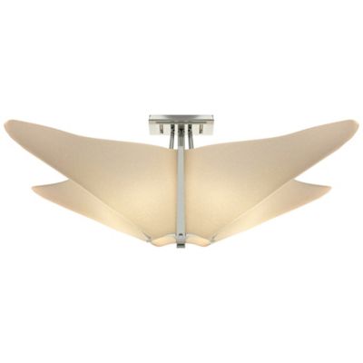 Hubbardton Forge Kirigami Semi-Flushmount Light - Color: Beige - Size: Smal