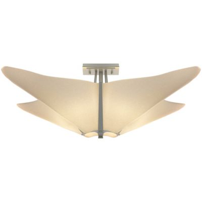 Hubbardton Forge Kirigami Semi-Flushmount Light - Color: Beige - Size: Smal