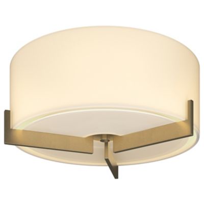 Hubbardton Forge Axis Flushmount Light - Color: Beige - Size: 1 light - 126