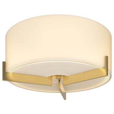 Hubbardton Forge Axis Flushmount Light - Color: Beige - Size: 1 light - 126