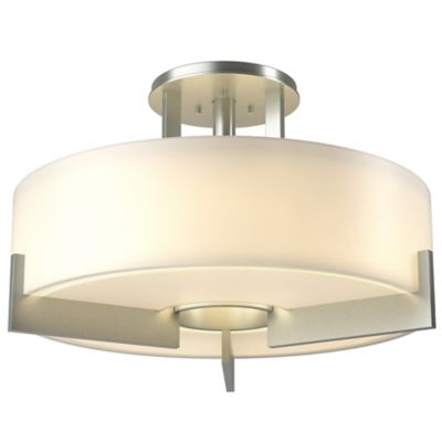 Hubbardton Forge Axis Medium Semi-Flushmount Light - Color: Cream - Size: 3