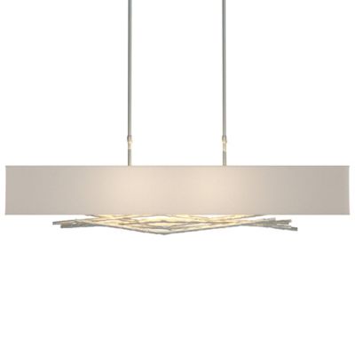 Hubbardton Forge Brindille Linear Chandelier - Color: Beige - Size: 4 light