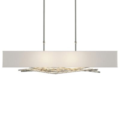 Hubbardton Forge Brindille Linear Chandelier - Color: Cream - Size: 4 light