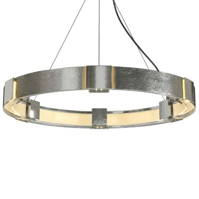 Hubbardton Forge Aura Pendant Light - Color: Silver - Size: Medium - 138585