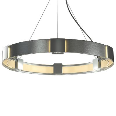 Hubbardton Forge Aura Pendant Light - Color: Silver - Size: Medium - 138585