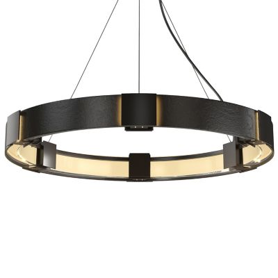 Hubbardton Forge Aura Pendant Light - Color: Bronze - Size: Medium - 138585